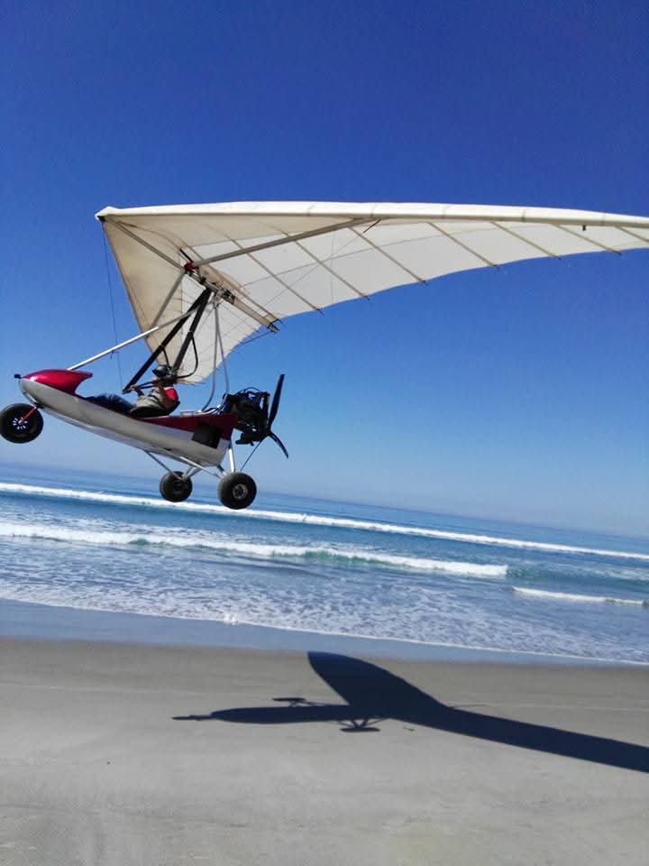 Despegue en la playa